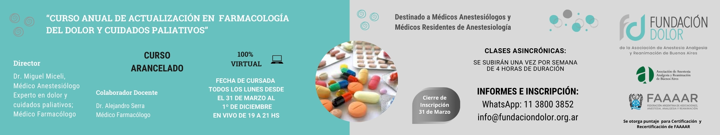 Curso Fármaco - Fundación Dolor
